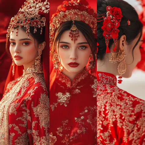 Red Wedding Frock