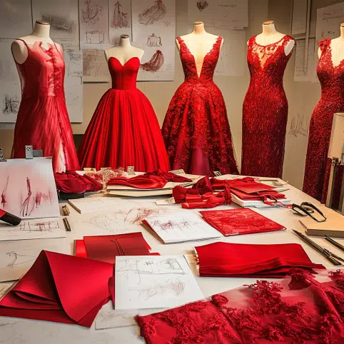 Red Wedding Frock