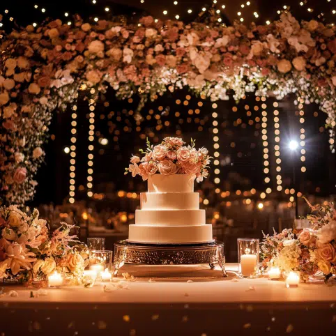 Two Tier Wedding Cake